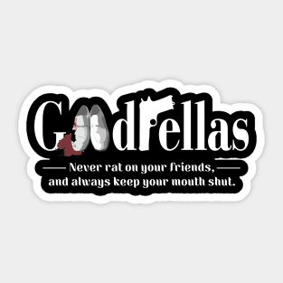 Goodfellas // Typography Fan Art Sticker